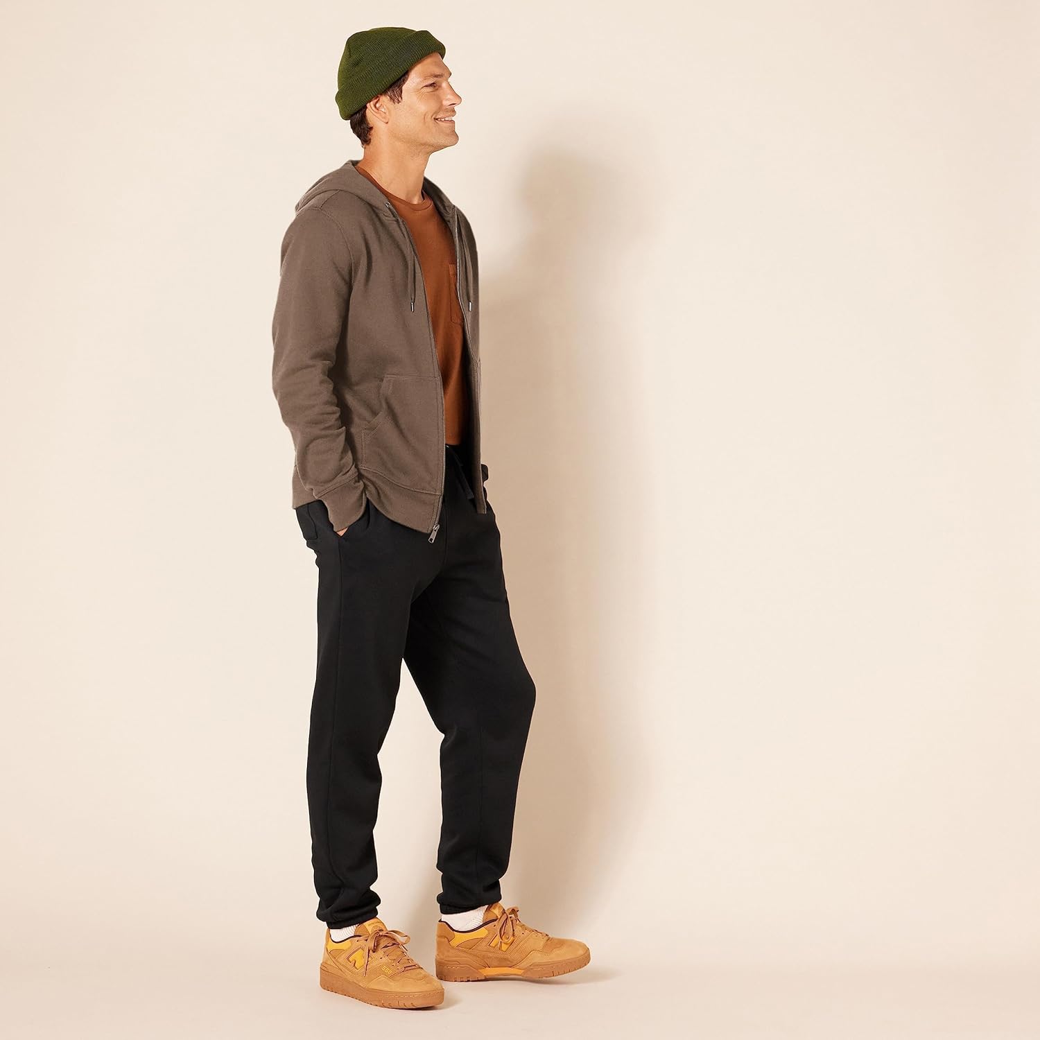 Thumbnail 3 de Amazon Essentials Men’s Full-Zip Fleece Hoodie (Big & Tall) – relaxed loose-fit layering