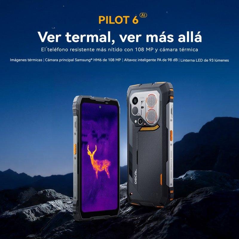 Thumbnail 3 de OSCAL Pilot 6 4G/12GB-256GB: rugged y con gran autonomía en 6.78" (Negro)