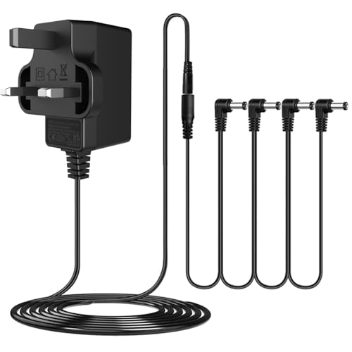 Detalle de JOYO DC 9V Guitar Pedal Power Supply (800mA–1A) with 4-Way Daisy Chain