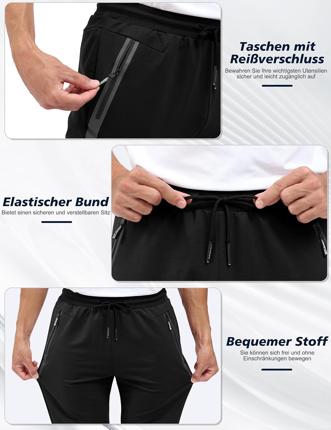 Thumbnail 4 de Csqtongan Jogginghose Herren Baumwolle Lang