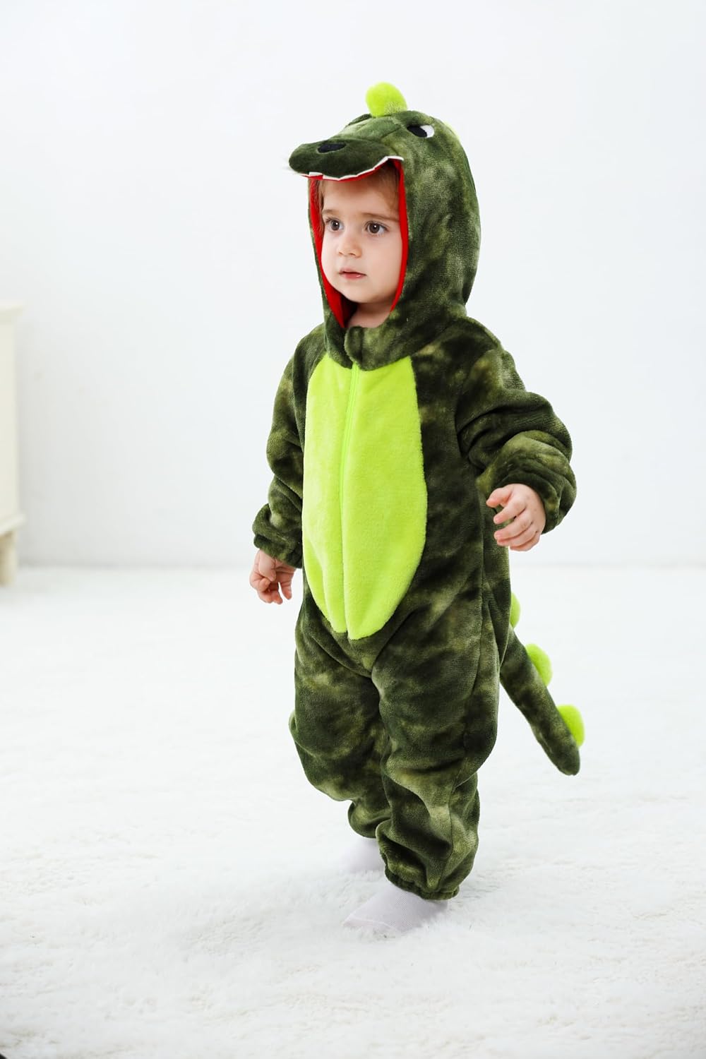 Detalle 2 de LOLANTA Costume dinosauro per bambino 4-5 anni