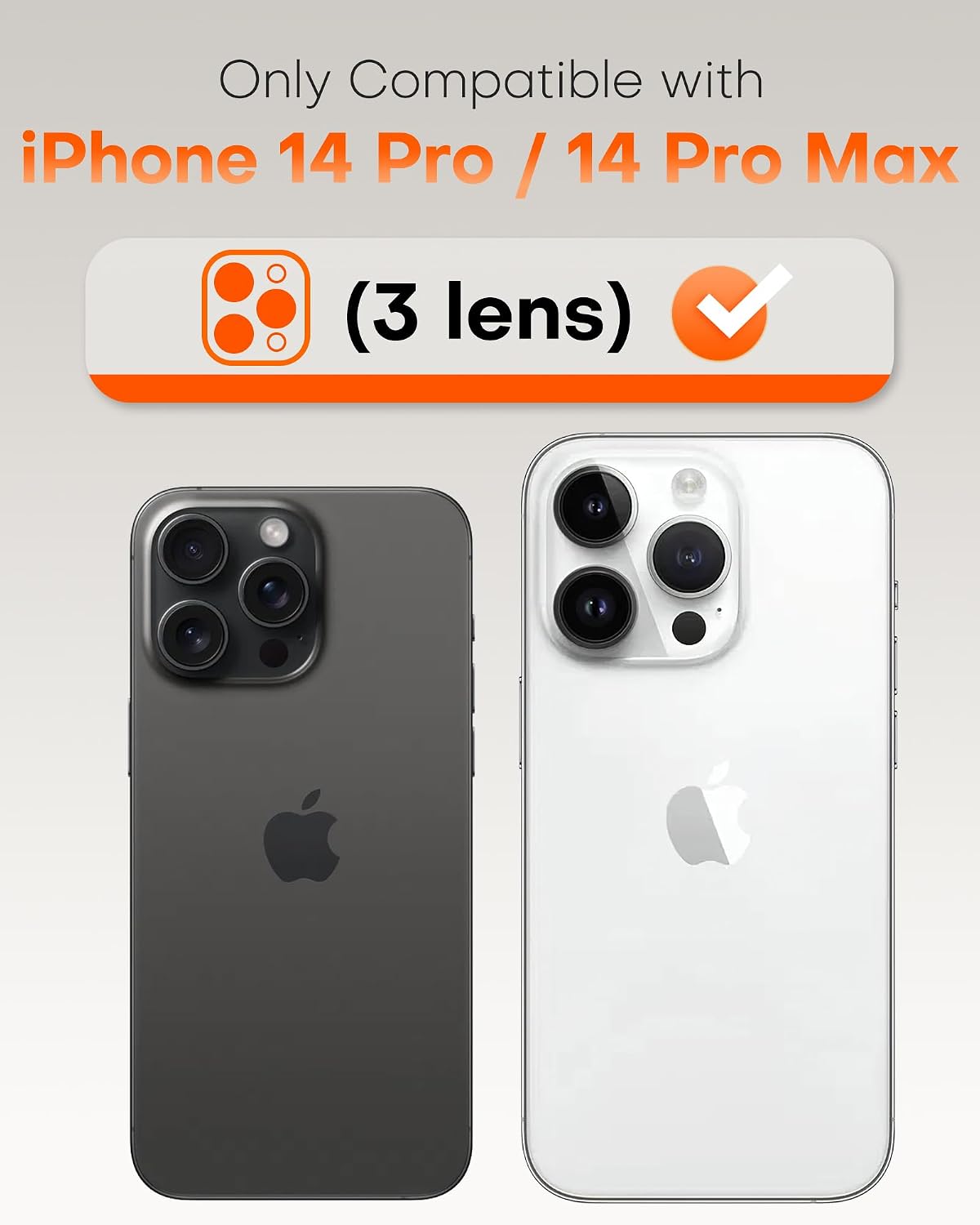 Detalle 2 de iPhone 14 Pro Max camera lens protector