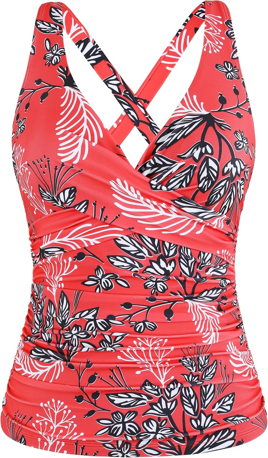 Detalle de Hilor Underwire Tankini Top for Tummy Control