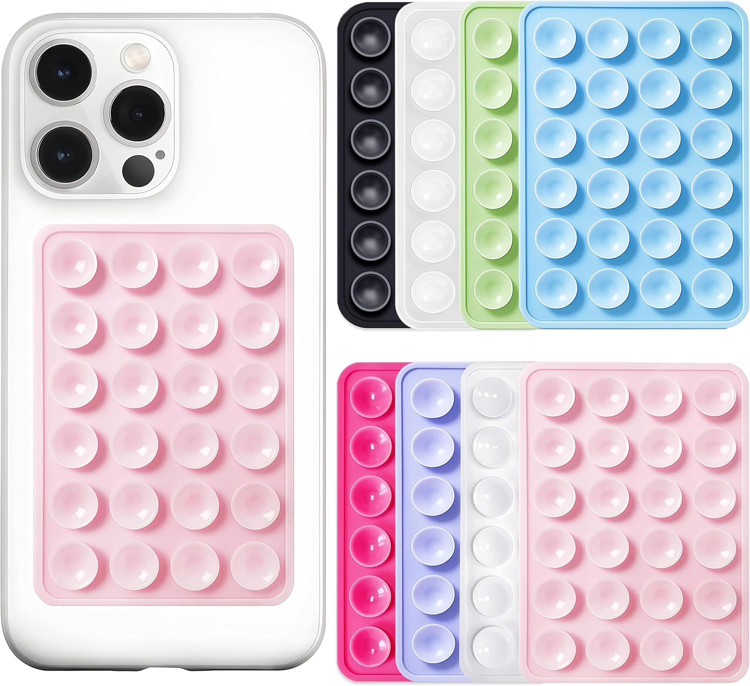 Detalle de Anteel Silicone Suction Phone Mount, 2.17 x 3.15 inches