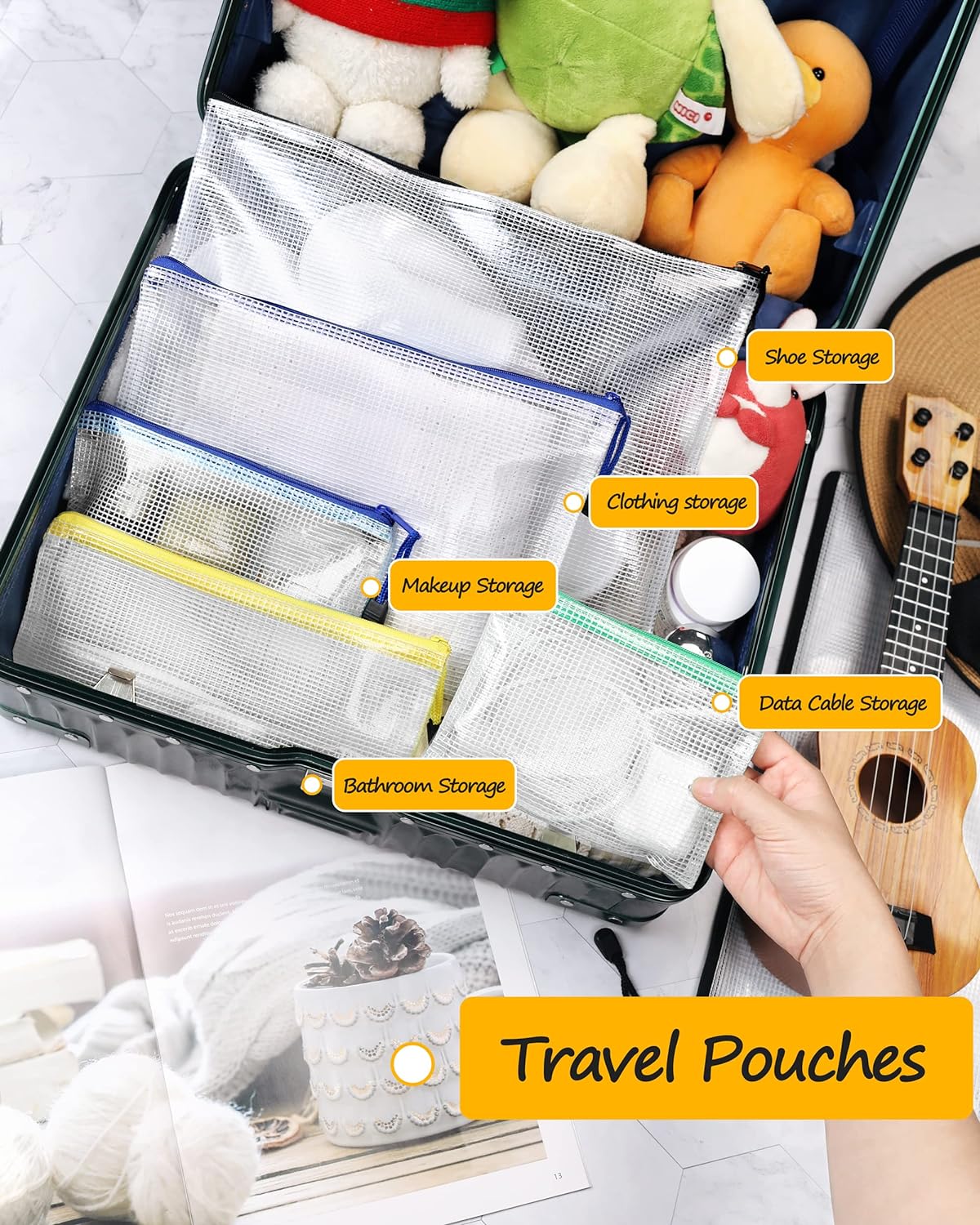 Thumbnail 4 de SUNEE Plastic Wallets A3 24 Pack