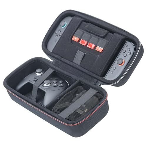 Detalle de R.D.S. Game Traveler Deluxe Licensed System Case for Nintendo Switch, Switch 2, and OLED (NS230)