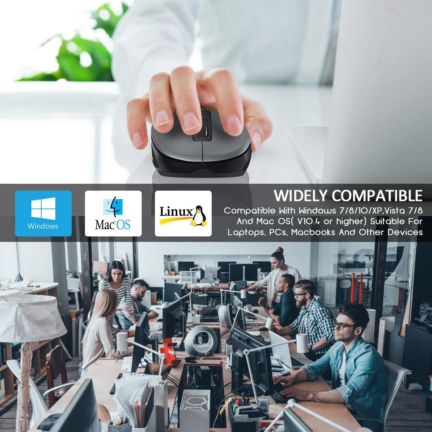 Thumbnail 6 de WisFox 2.4G Wireless Mouse 1600 DPI