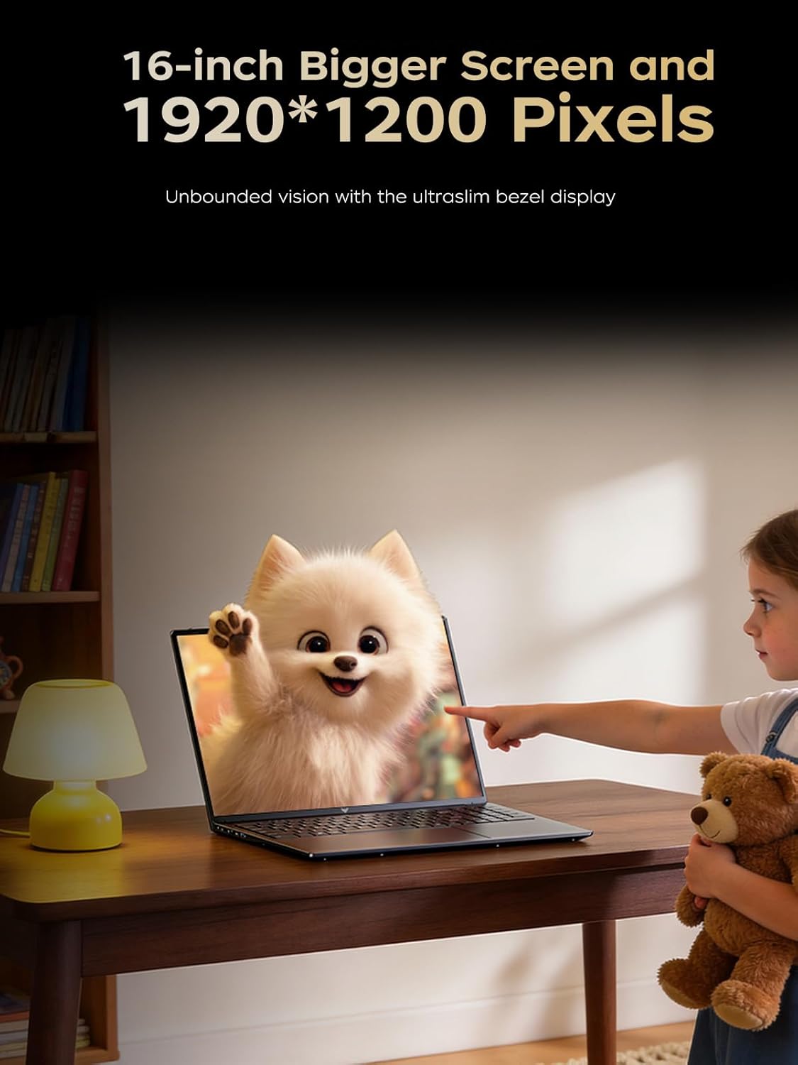 Thumbnail 5 de KAIGERR Gaming Laptop with AMD Ryzen 4300U, 16GB RAM, 512GB SSD, 16.0" FHD, Windows 11