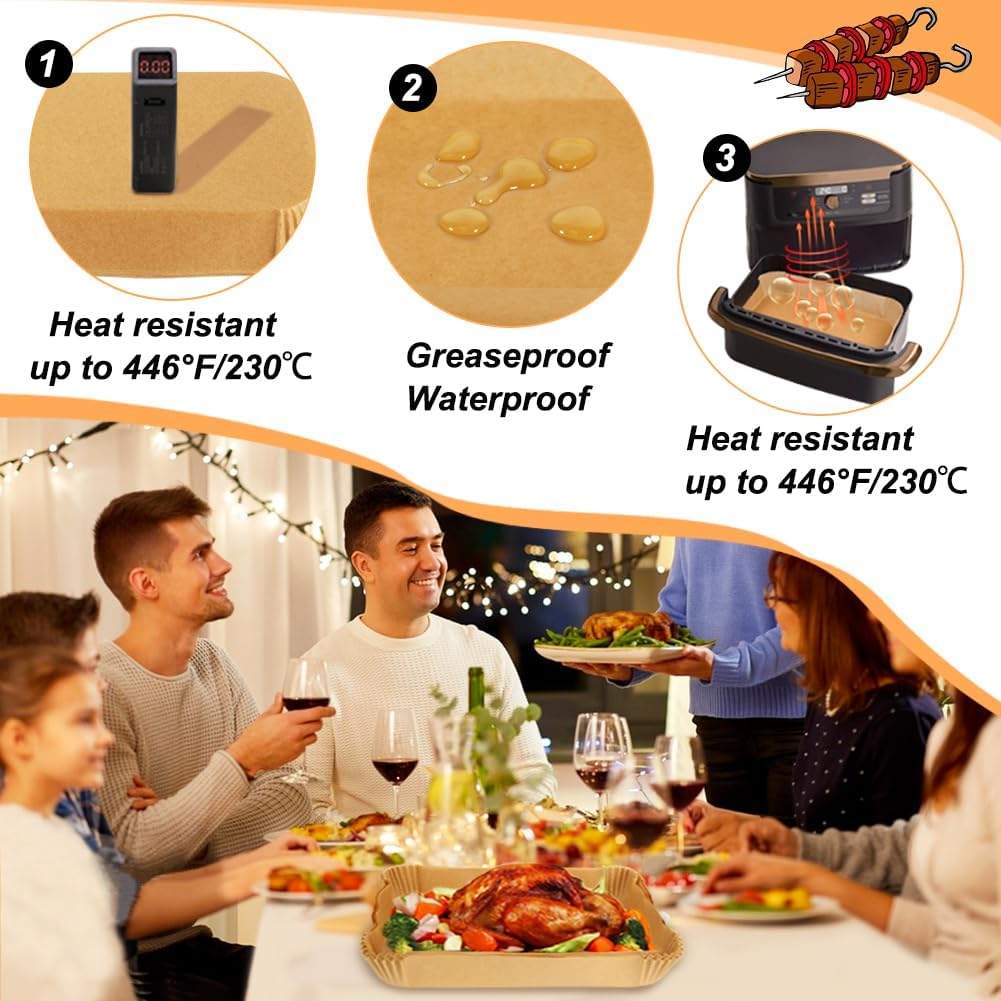 Thumbnail 5 de BYKITCHEN Airfryer Backpapier 100er-Pack đź§ľ