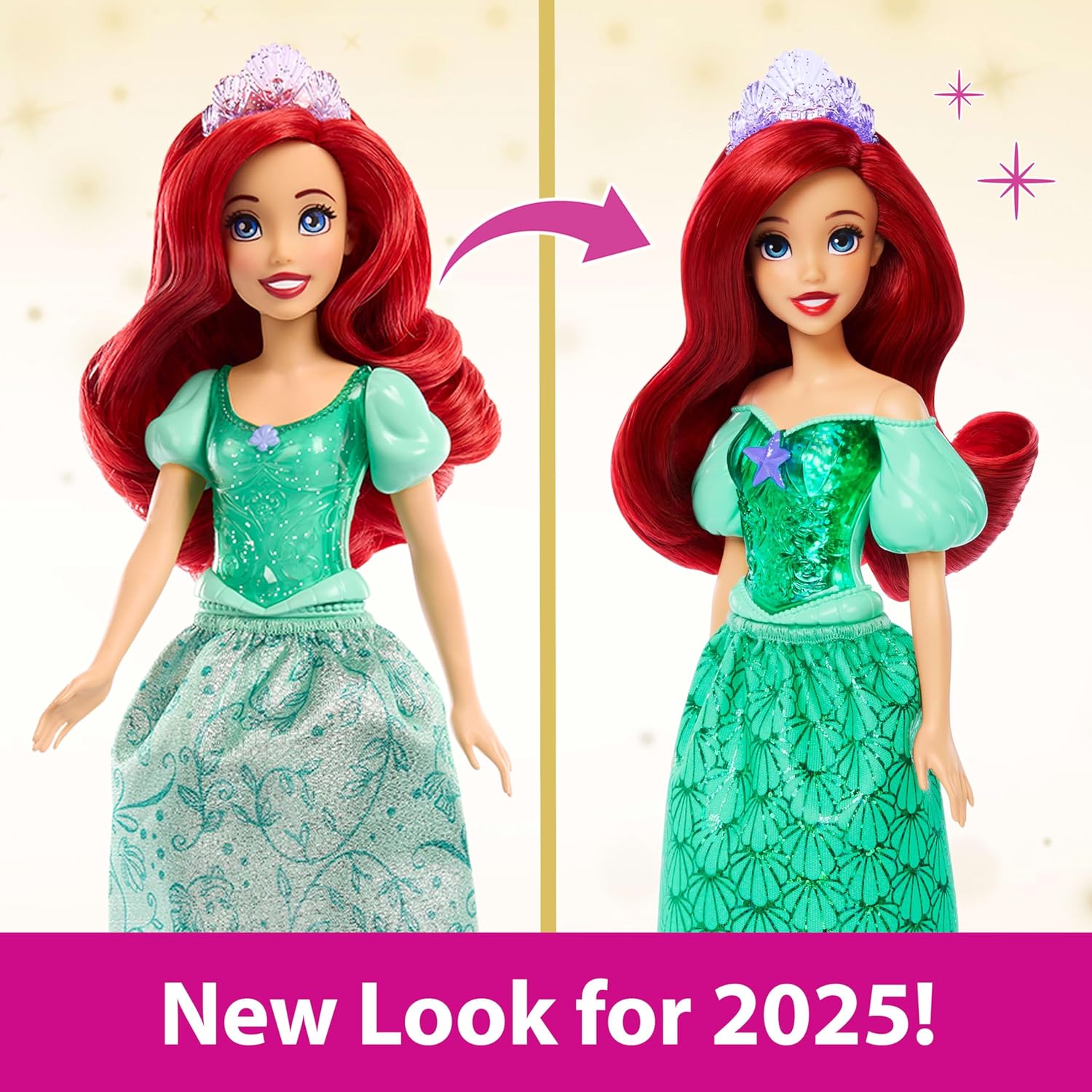 Detalle de Mattel Ariel bambola 3+ anni