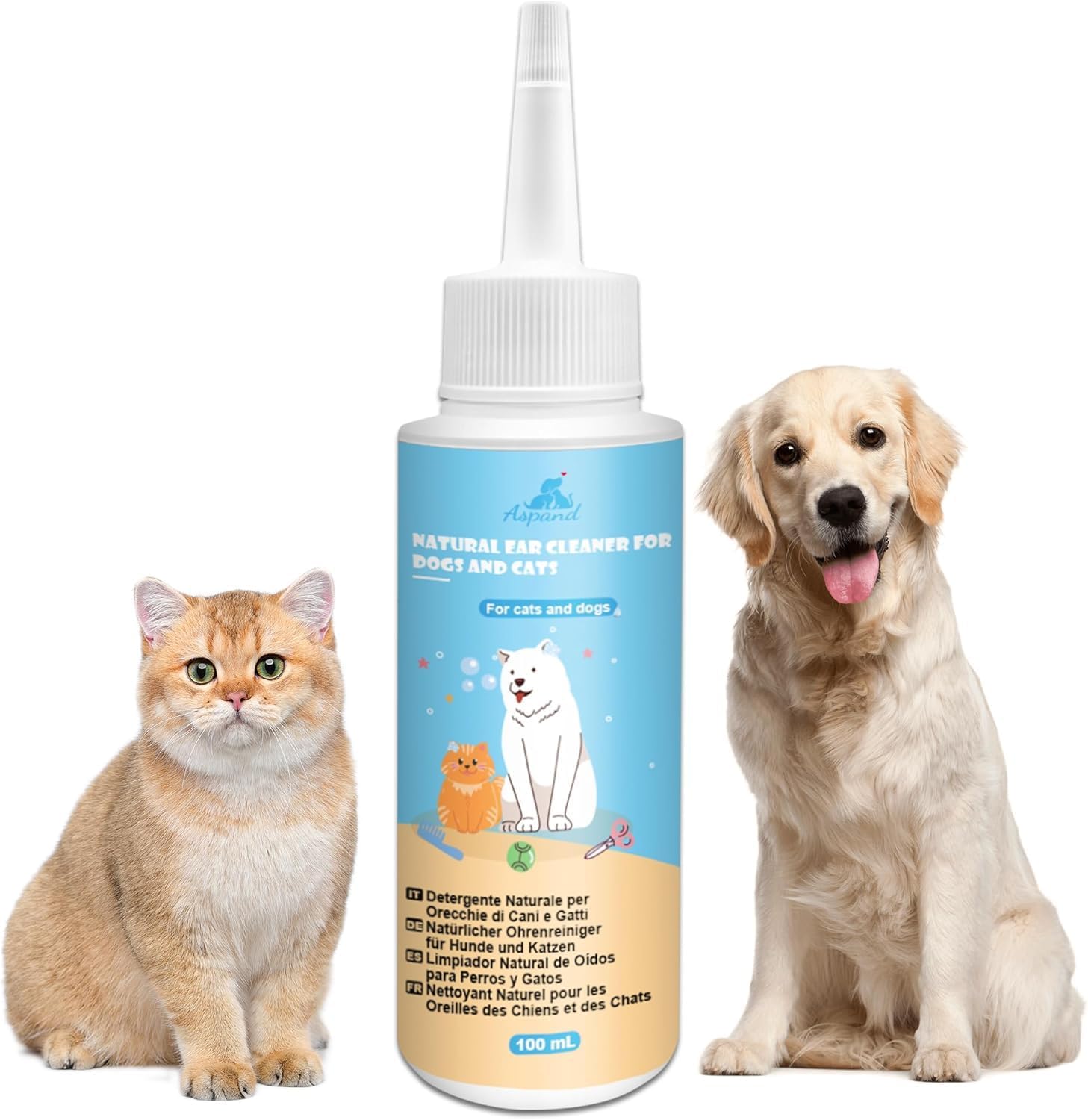 Aspand Detergente per Orecchie 100ml