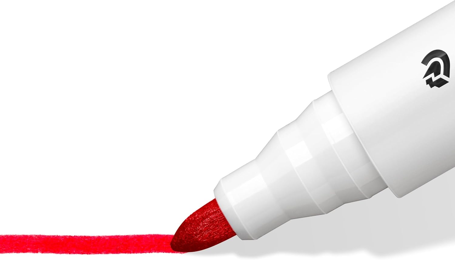 Detalle de STAEDTLER Lumocolor 351 Whiteboard Marker (Bullet Tip 2.0mm) – Pack of 10 Assorted Colours