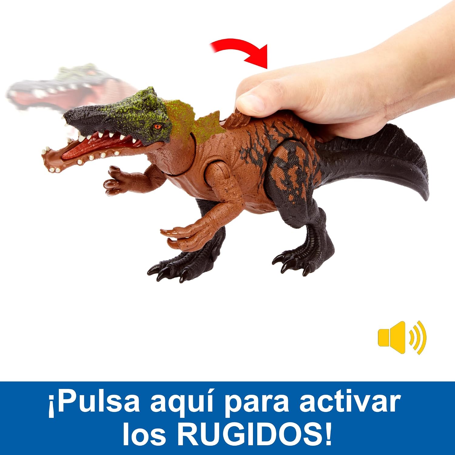 Thumbnail 4 de Mattel Jurassic World Rugido Salvaje Irritator Dinosaurio Sonidos 🦖