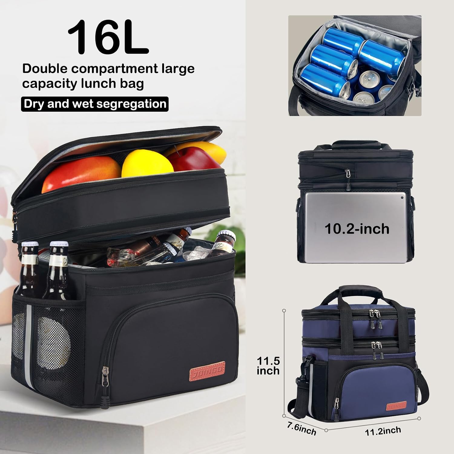 Detalle 2 de JOINGO Tactical Lunch Box 16L 🥪
