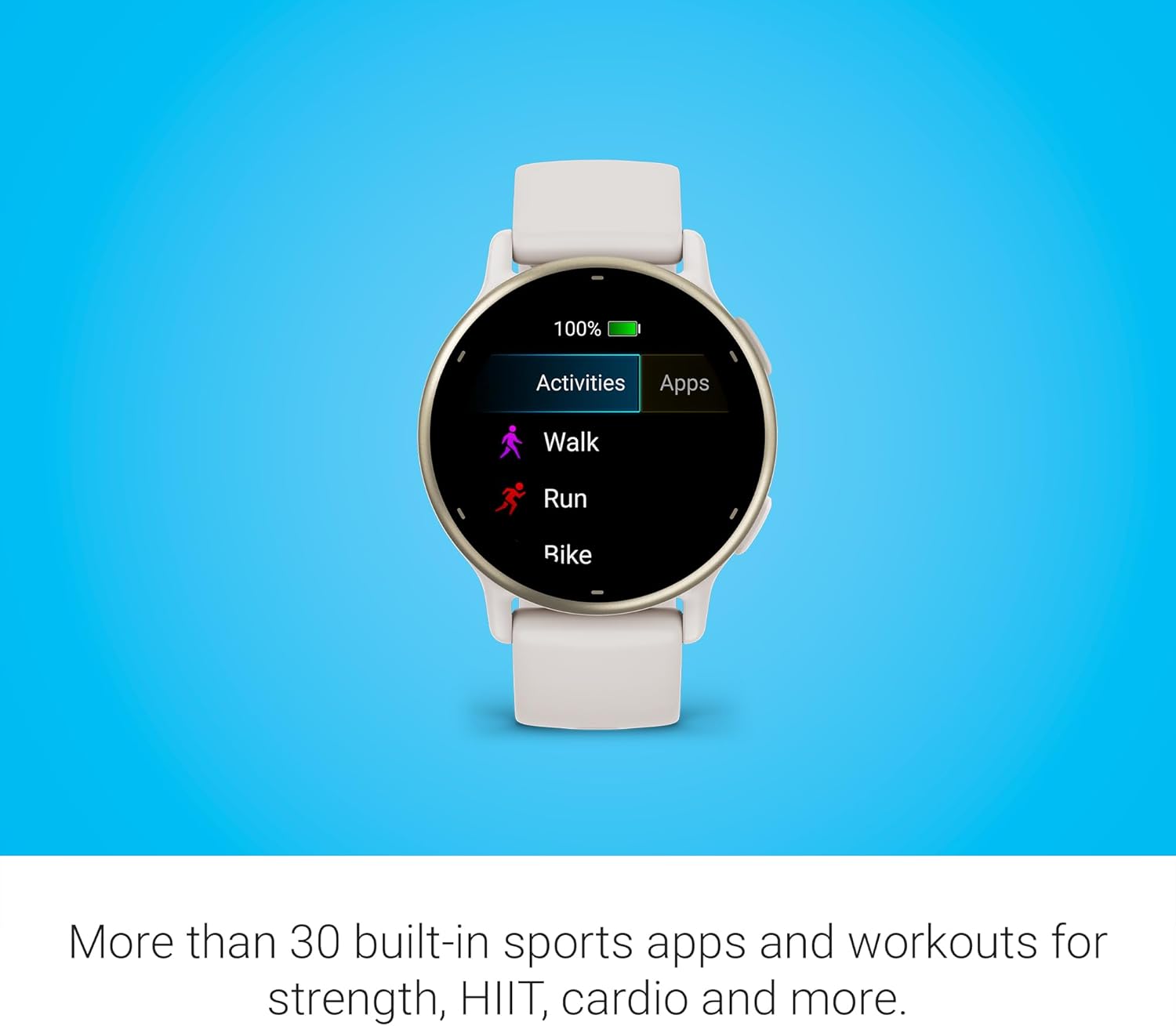 Detalle de Garmin vívoactive 5 42mm Ivory — Health & Fitness GPS Smartwatch