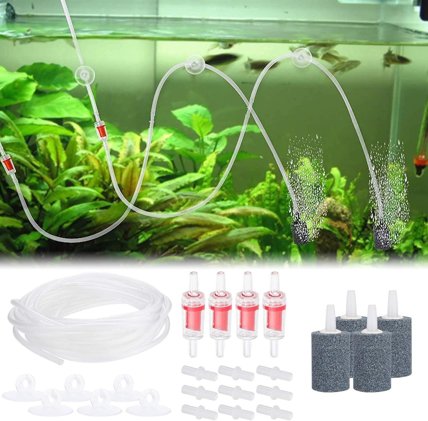 Thumbnail 6 de Air Luftpumpe Zubehör 8 m Schlauch für Aquarium