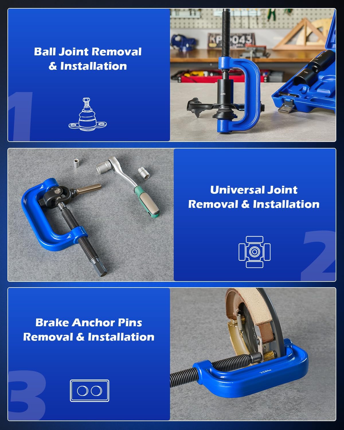 Thumbnail 3 de Orion Motor Tech 21-piece Ball Joint Press Kit 🛠