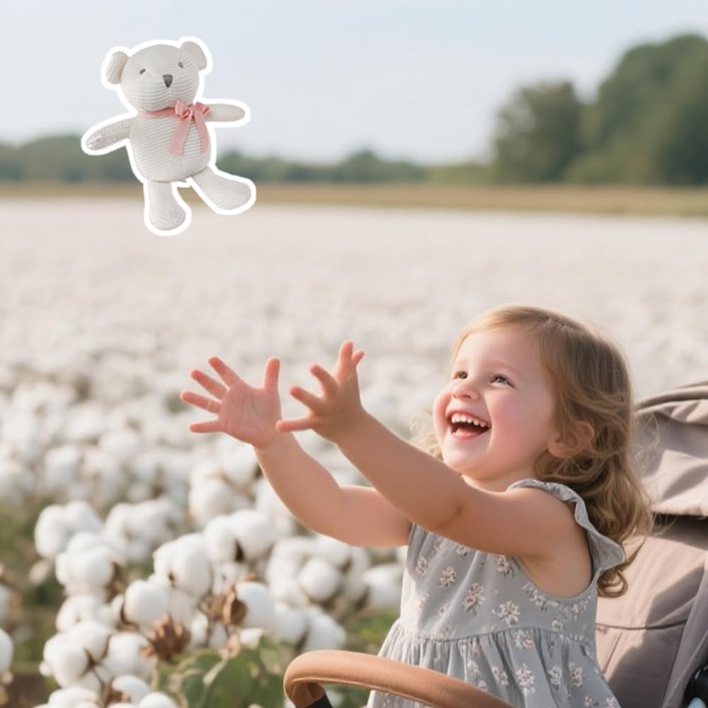 Thumbnail 3 de FLUFFYFUN Teddy Bear 6.5" 100% Organic Cotton