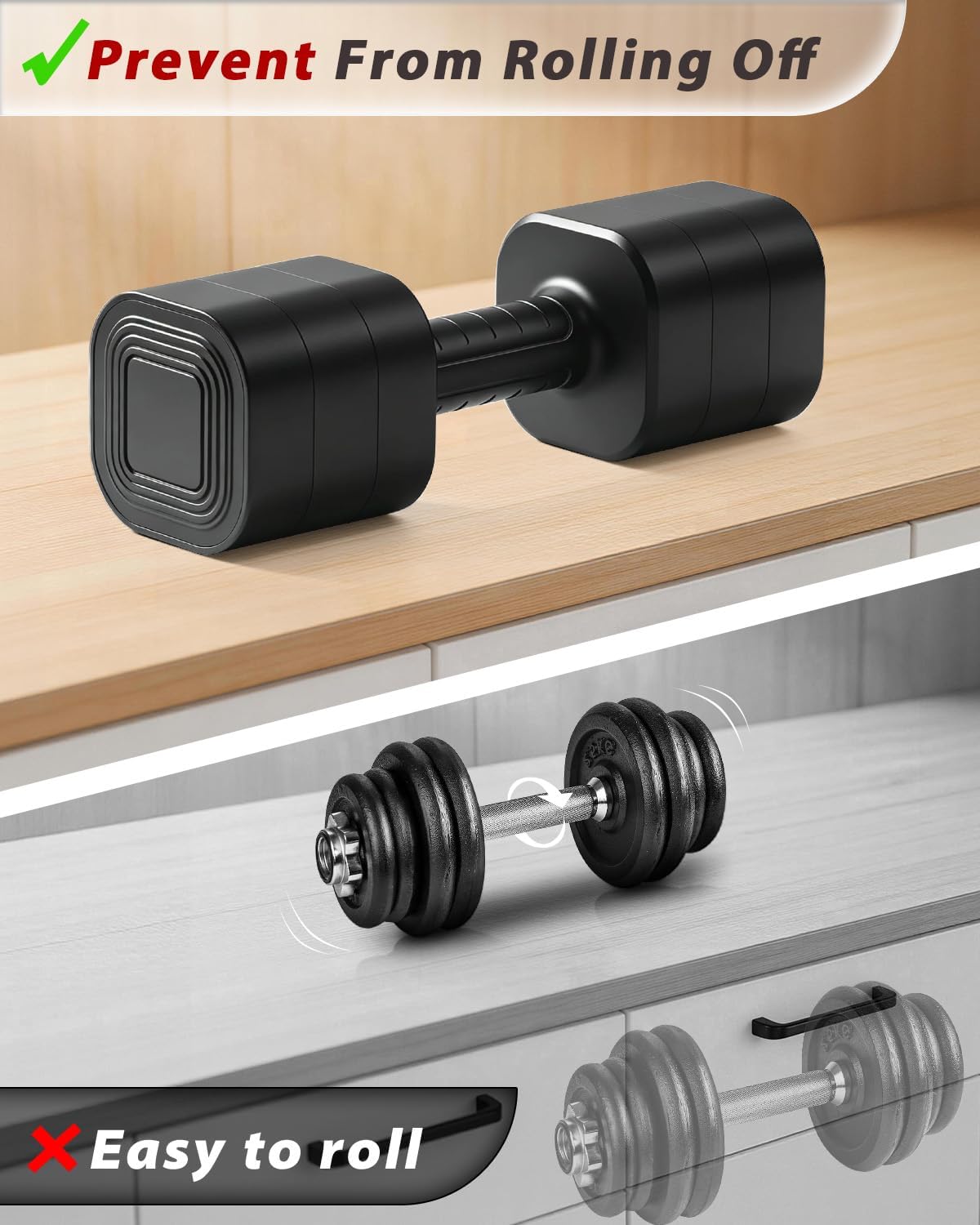 Thumbnail 6 de Ragebby Adjustable Dumbbell Set, 4 lb