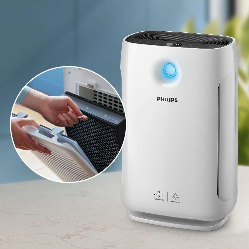 Detalle de Philips NanoProtect Aktivkohle- und Vorfilter FY2420/30 – 12 Monate Lebensdauer, kompatibel mit AC2887/AC2889