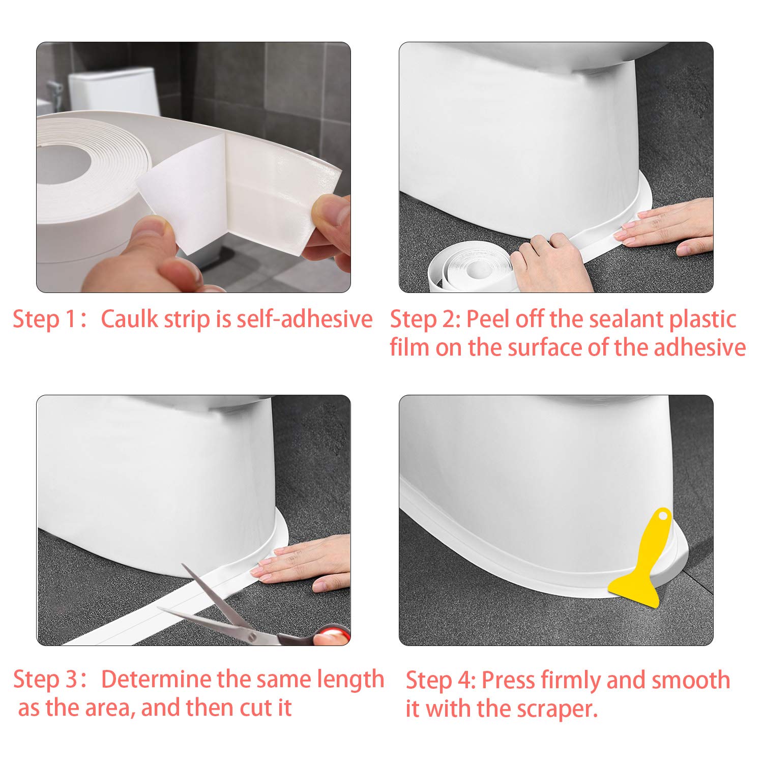 Thumbnail 2 de Bath sealant strip tape 11ft