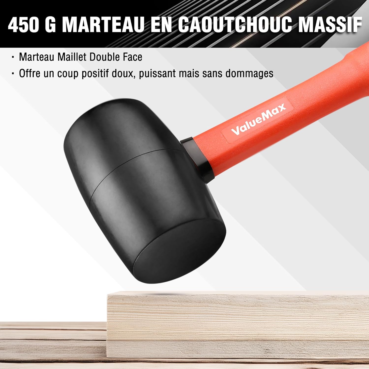 Thumbnail 5 de ValueMax Maillet Caoutchouc 16oz 450g