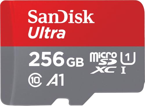 Detalle de SanDisk Ultra Android microSDXC UHS-I Speicherkarte 256 GB mit Adapter – A1, Class 10, U1, bis 150 MB/s