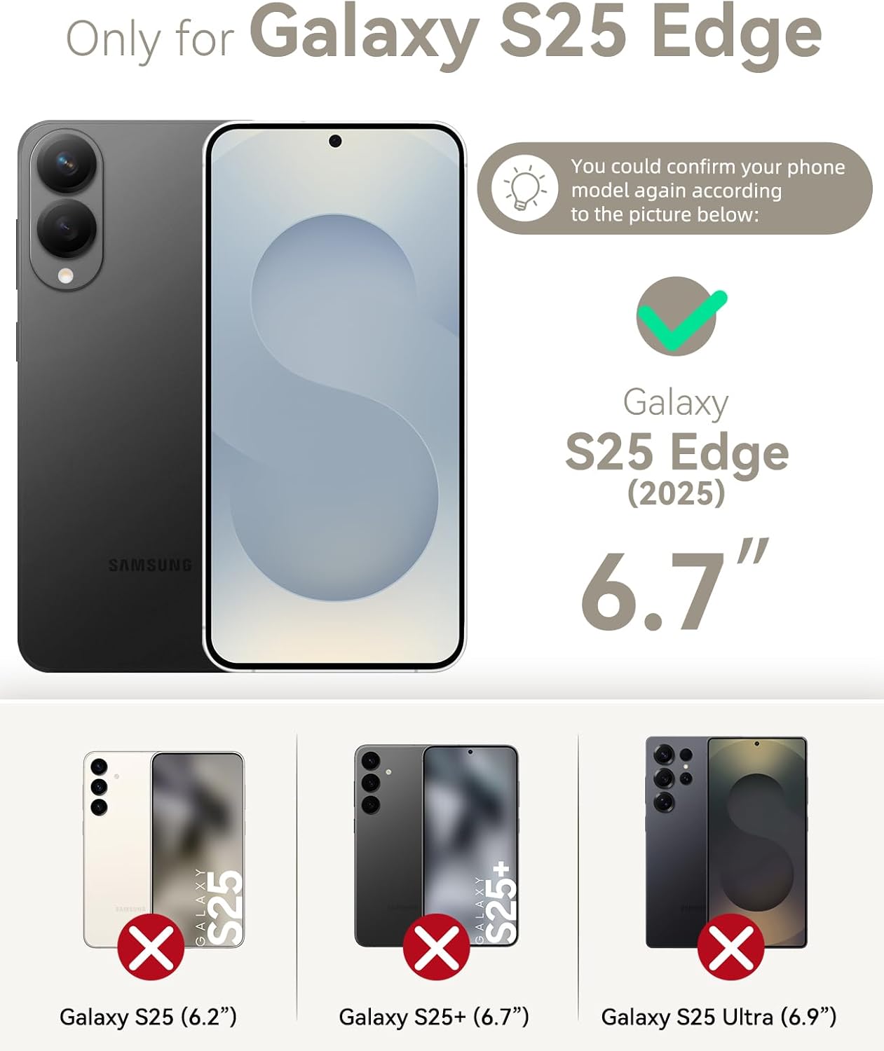 Thumbnail 1 de OCASE Klapphülle Premium Leder für Samsung Galaxy S25 Edge – RFID-Schutz, Standfunktion, Blau