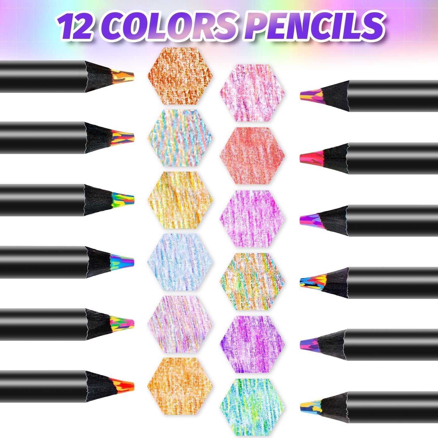 Detalle 2 de Maqhpu Regenbogenstifte 12 Farben