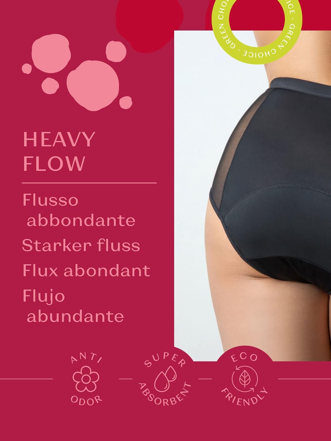 Thumbnail 5 de Relaxsan A1017 culotte menstruelle à taille haute pour flux abondant
