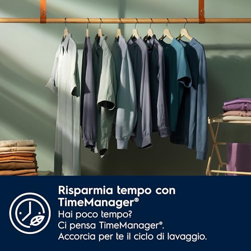 Detalle de Electrolux Lavatrice a Carica Frontale EW5F8W: 8 kg, TimeCare e AutoSense per lavaggi intelligenti