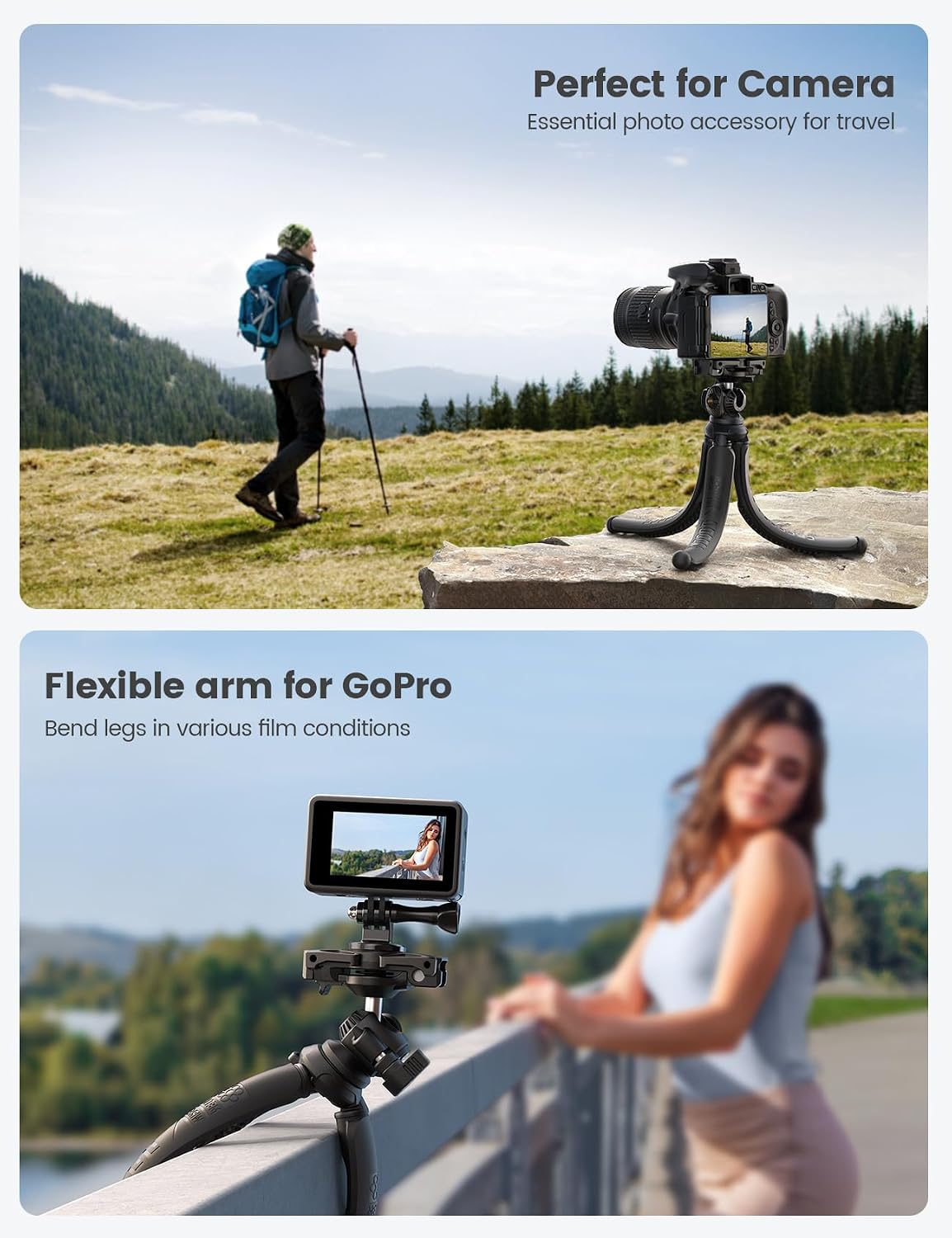 Thumbnail 3 de Lamicall Mobile Phone Tripod 360° mini stand
