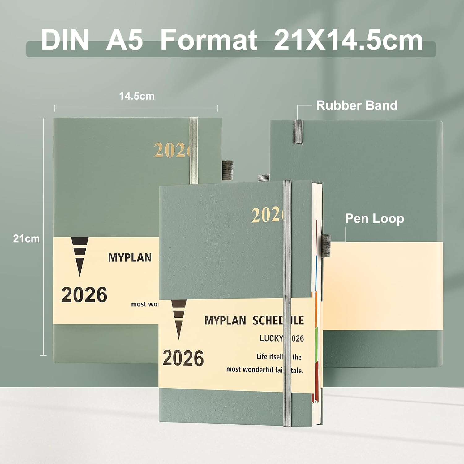 Thumbnail 3 de Donfulfip 2026 Diary A5 Day Per Page 📓