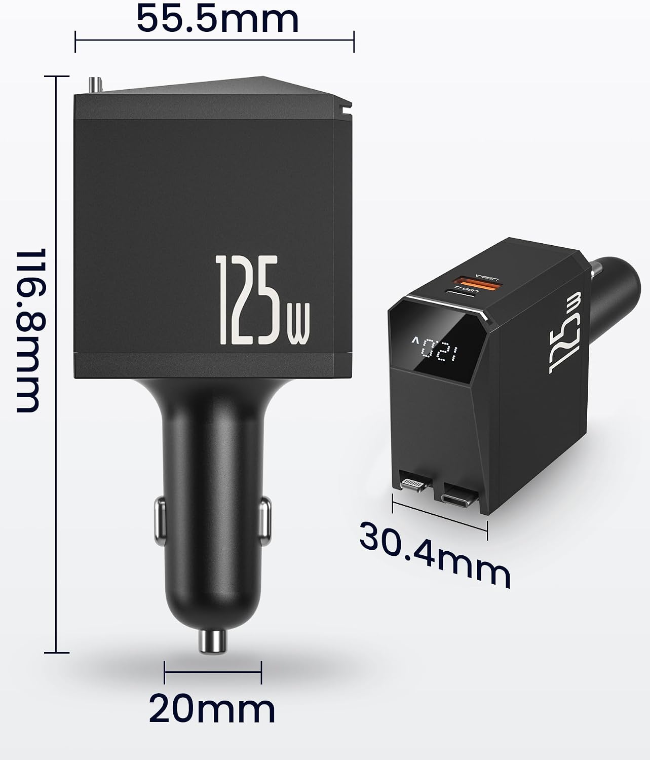 Thumbnail 5 de Caricabatterie Auto 125W USB C