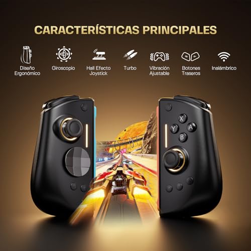 Detalle de NYXI Hyperion 3 Mando para Switch 2: el primer mando de terceros para Switch 2 con giroscopio de 9 ejes y botones mecánicos