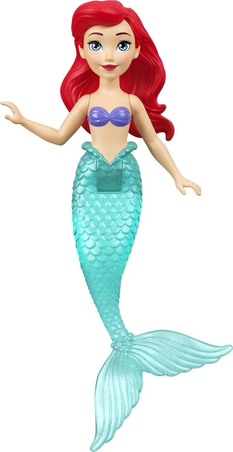 Detalle 2 de Mattel Disney Princess JHG84 Small Doll 4-Pack with Ariel, Eric and Trident