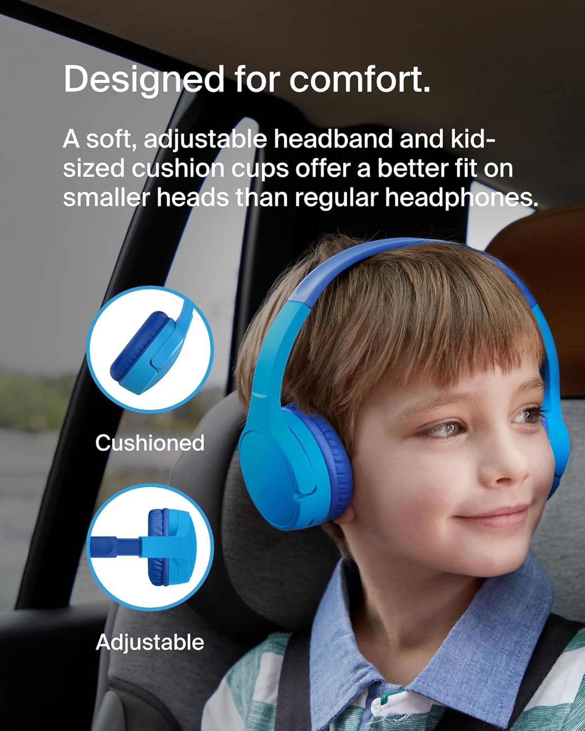 Thumbnail 5 de Belkin SoundForm Mini kids headphones 30H