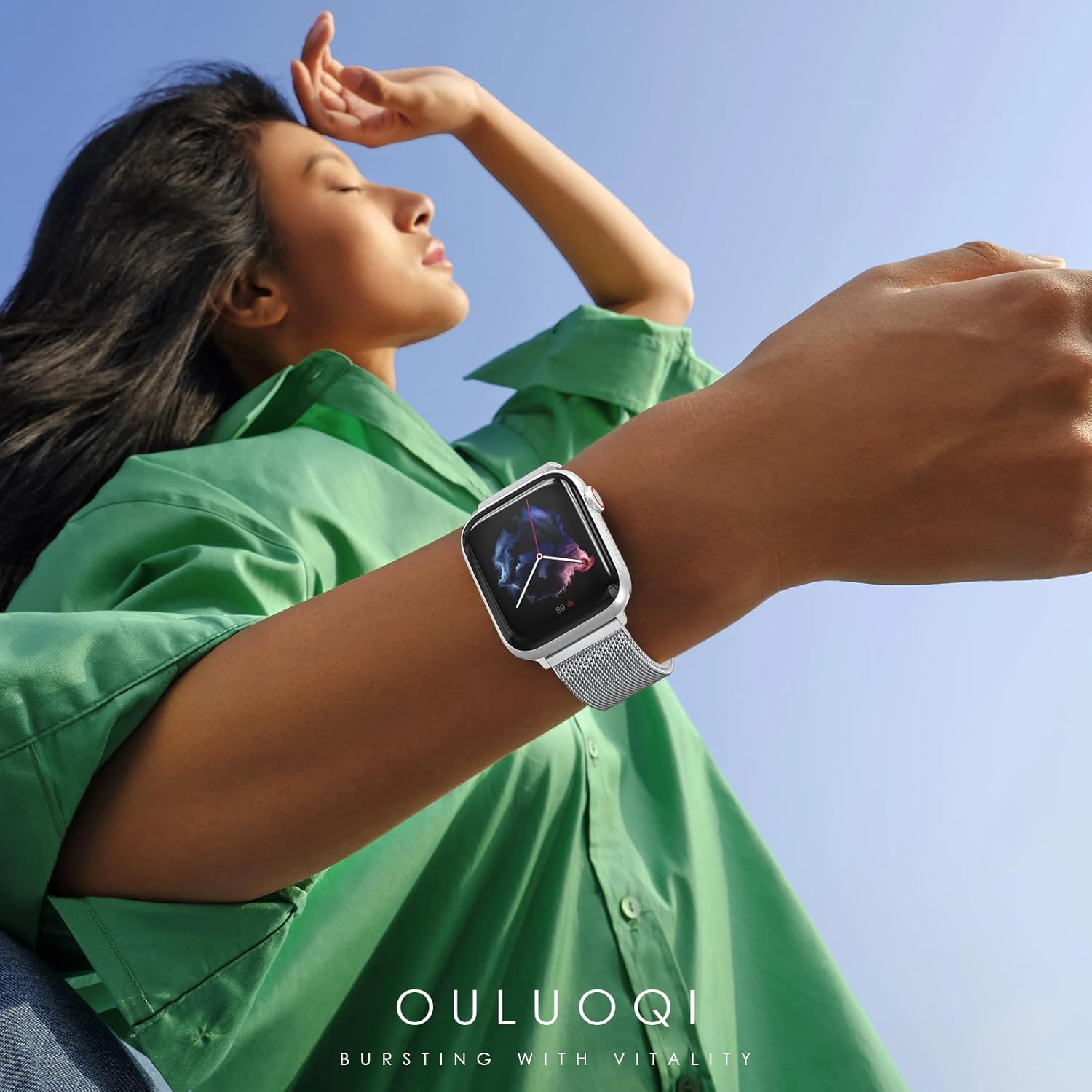 Thumbnail 6 de Original Milanese Loop 44mm adjustable band for Apple Watch