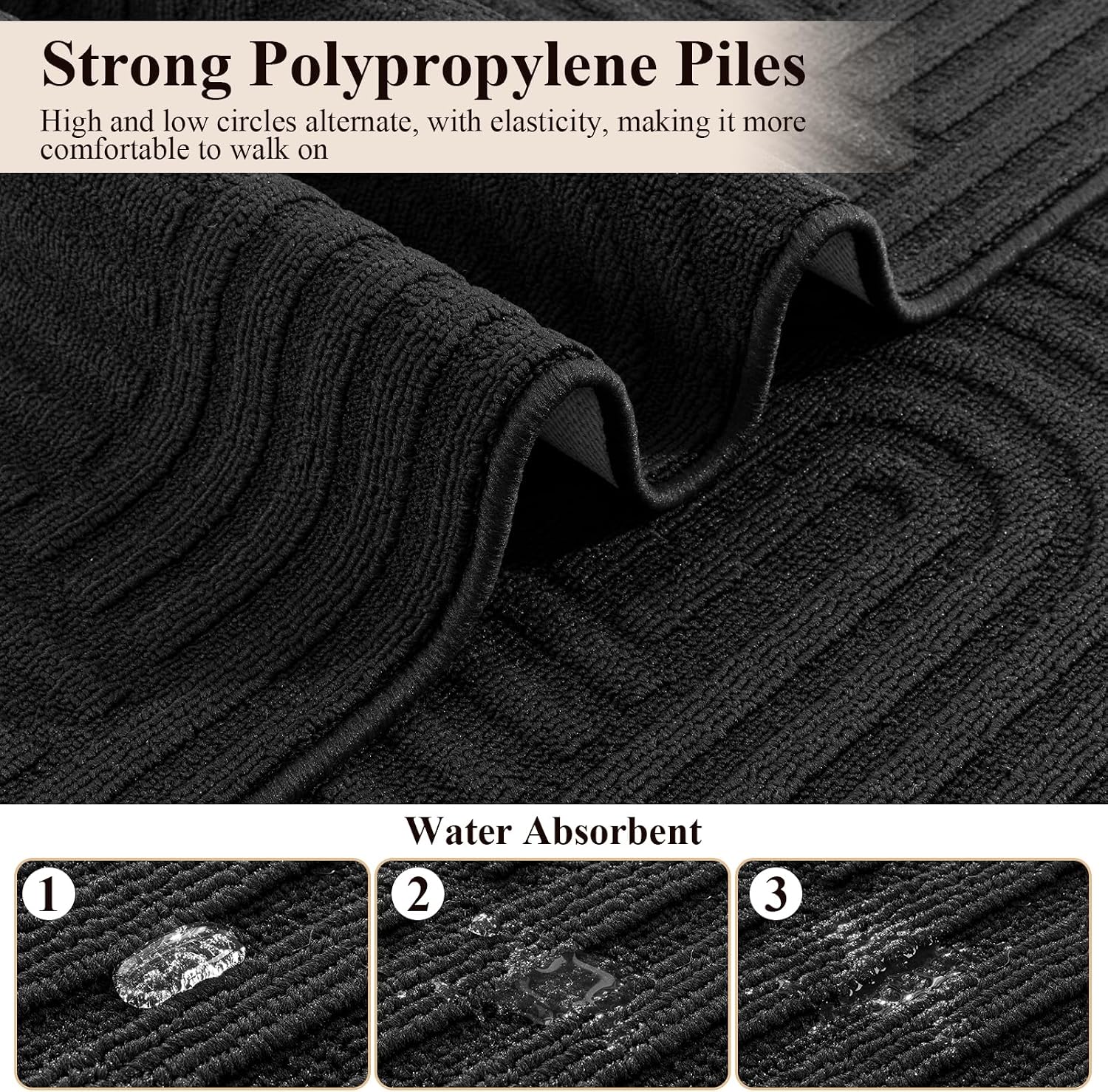 Detalle de U'Artlines Kitchen Mats Set of 3
