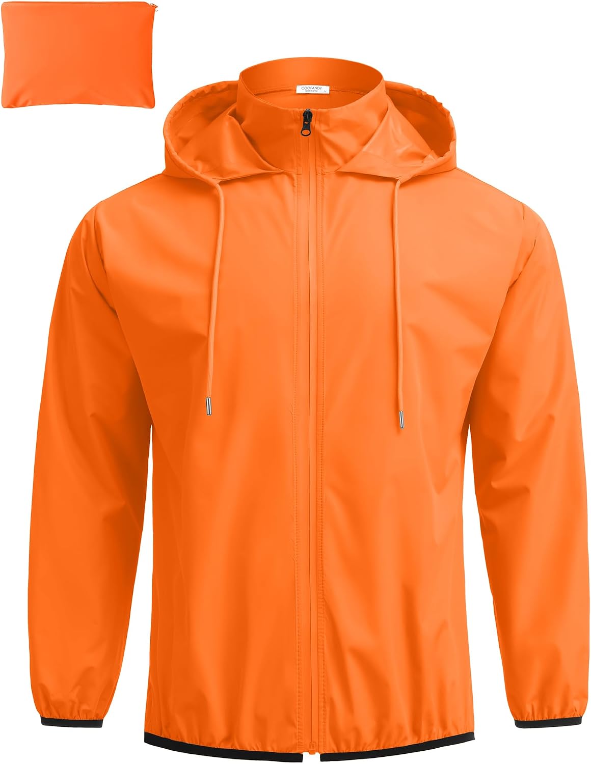 Detalle de COOFANDY Men's Light Rain Jacket 0.4 lb