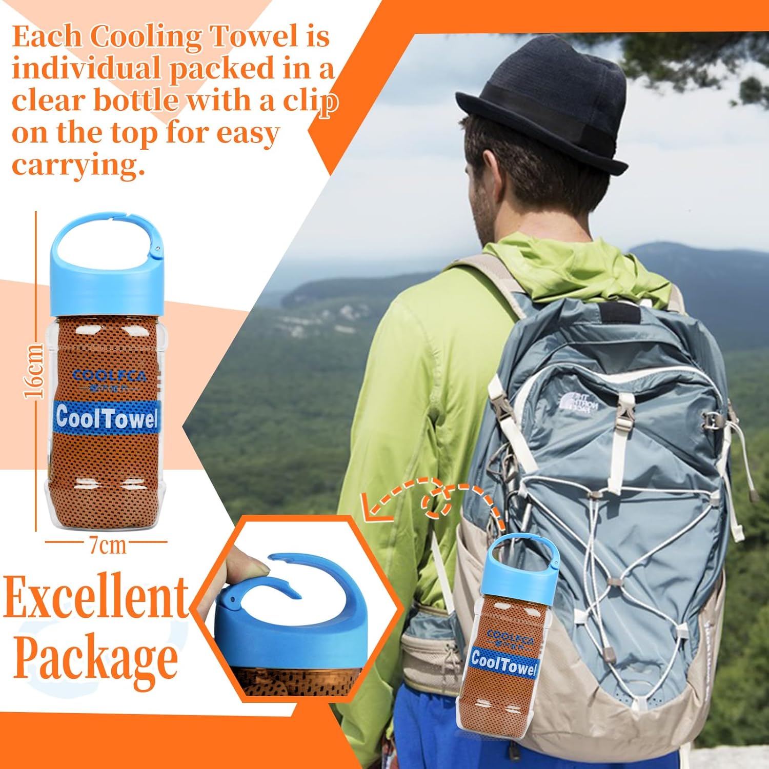 Thumbnail 3 de VAKKI Cooling Towel: Ice Cold Sports Sweat Towel for Instant Relief