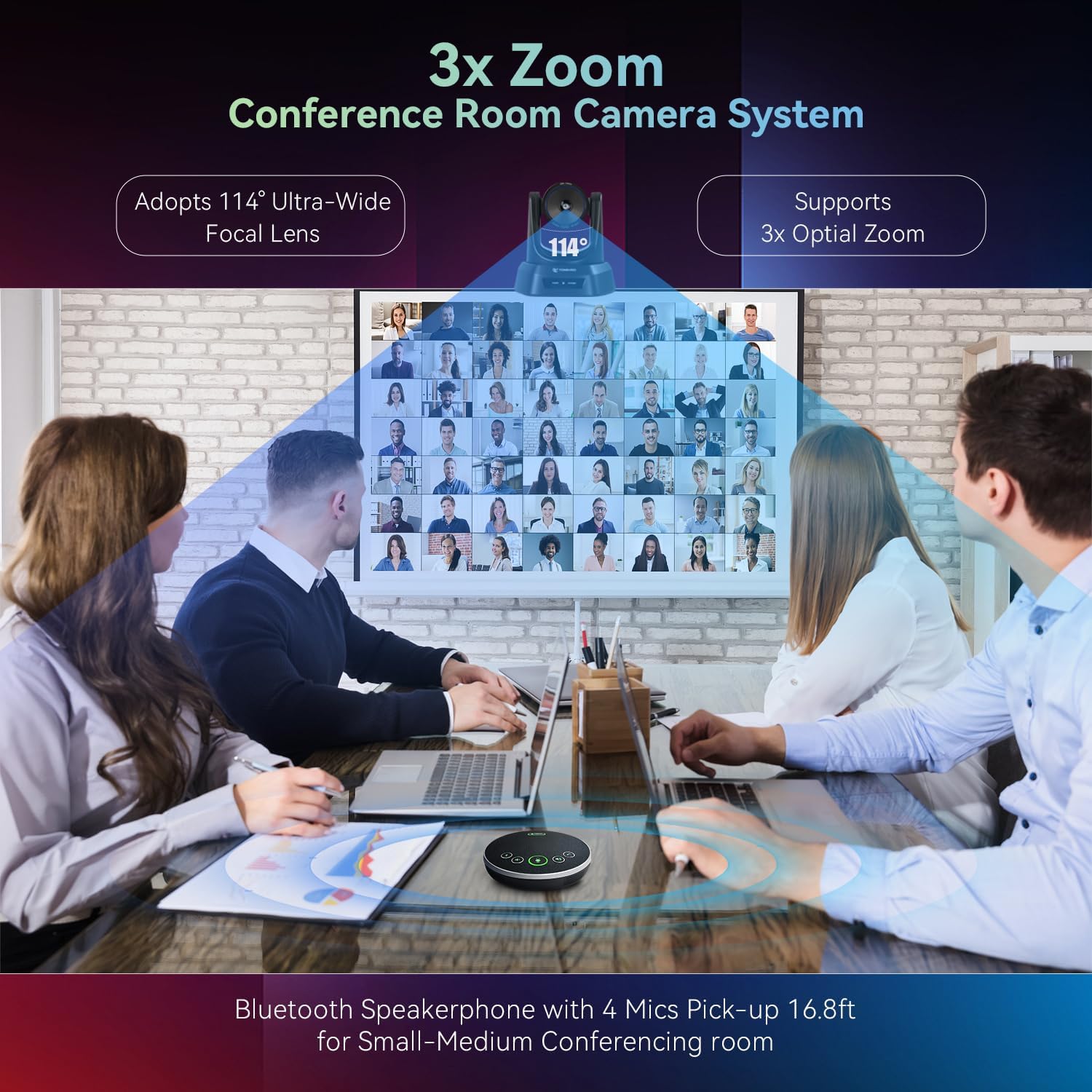 Detalle 2 de TONVEO conference camera system 1080p