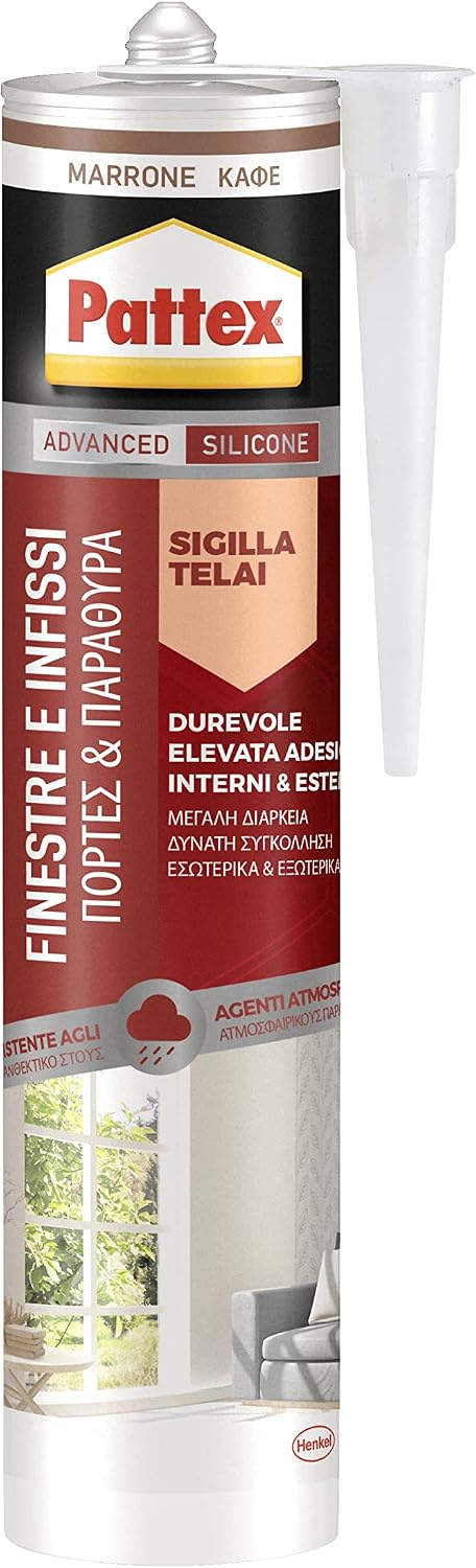 Detalle de Pattex Silicone Sigillante Finestre Infissi 280 ml