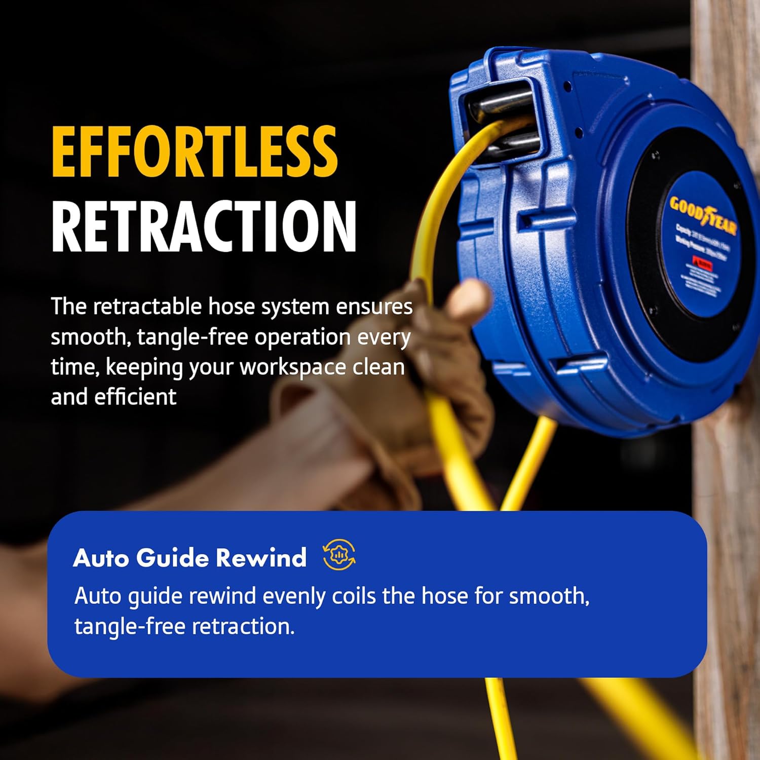 Thumbnail 4 de Goodyear Air Hose Reel Retractable 15 m
