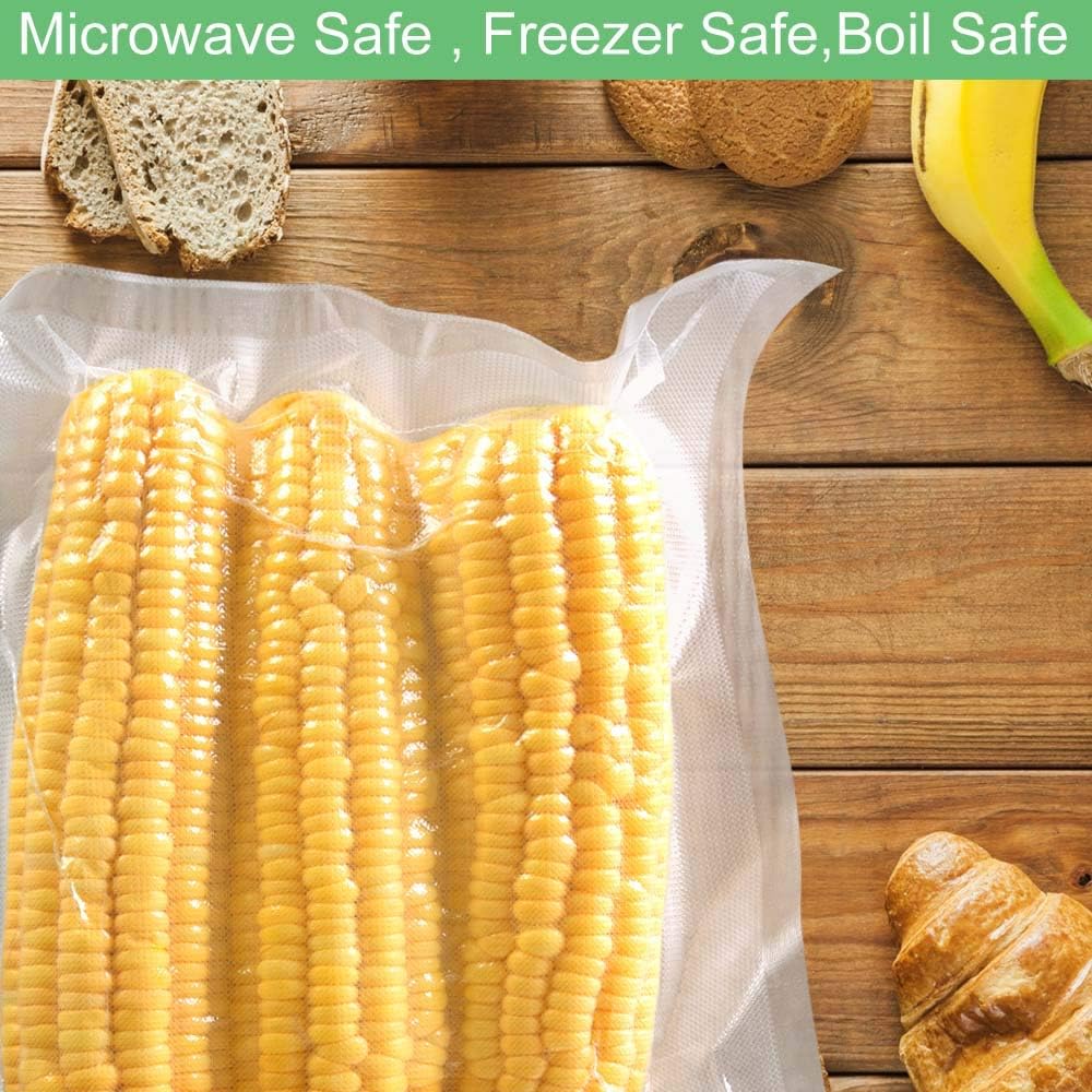 Detalle 2 de O2frepak O2frepak 200 Count Textured Vacuum Sealer Bags (20x30cm) for Food, BPA Free