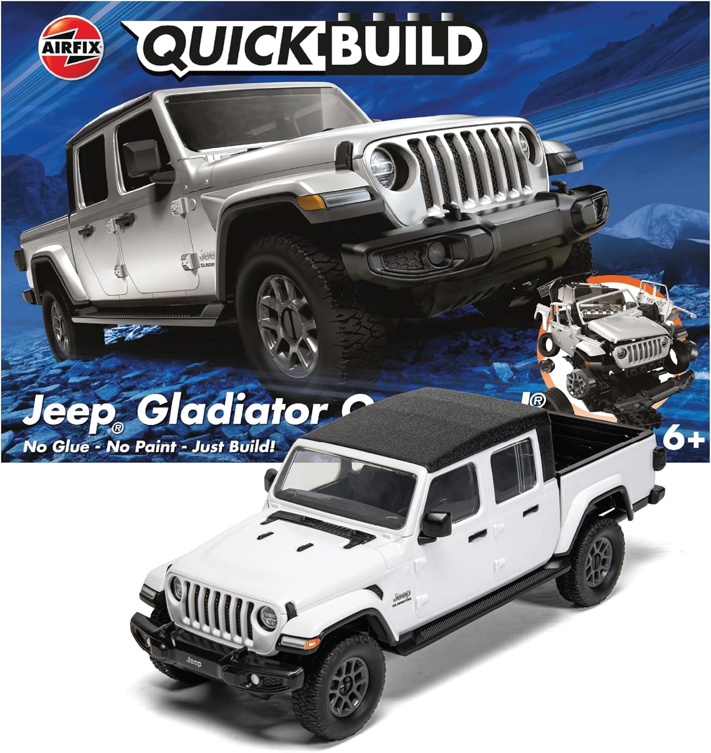 Airfix QUICKBUILD Jeep Gladiator model kit