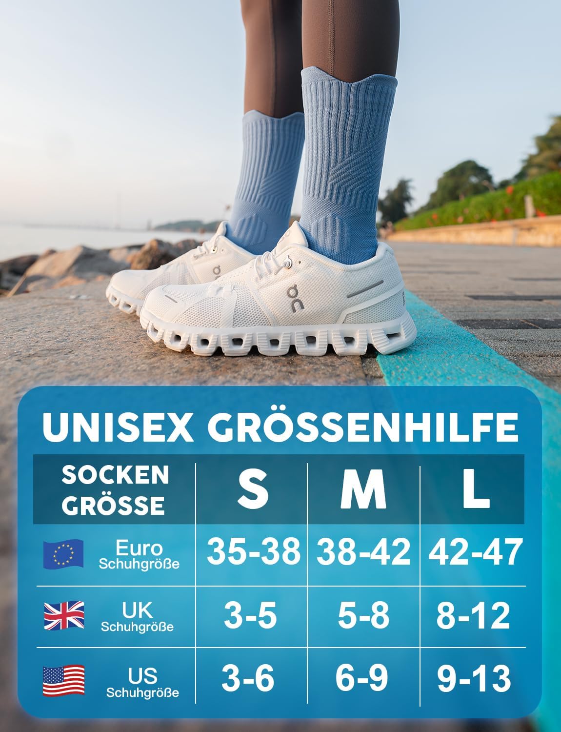 Detalle 1 de Juclise Kompressionssocken 15–20 mmHg
