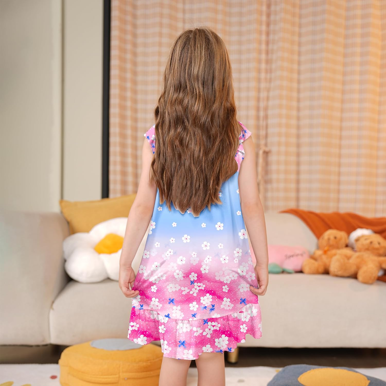 Detalle 2 de LQSZ Girls' Nightgown 3-10Y