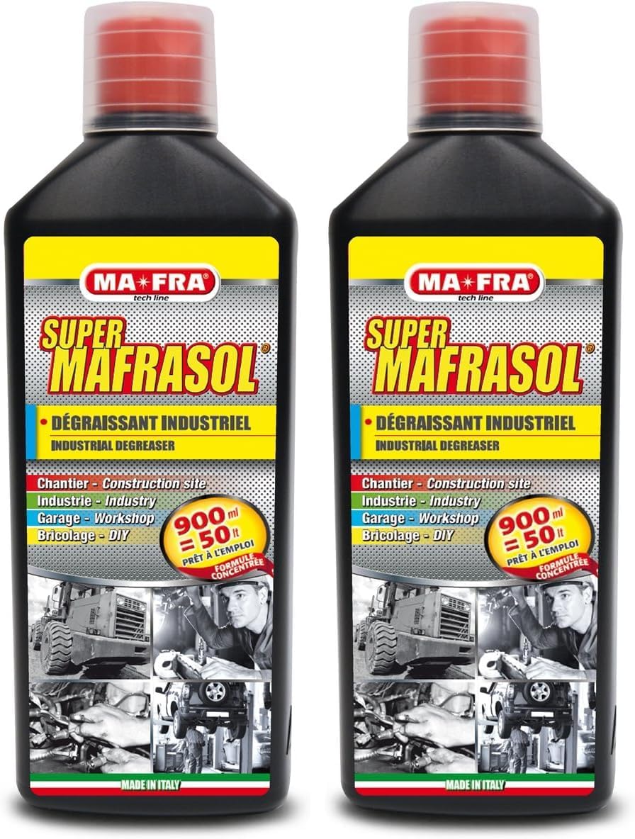 Thumbnail 1 de Mafra Supermafrasol Dégraissant Industriel Concentré – 900 ml, Noir
