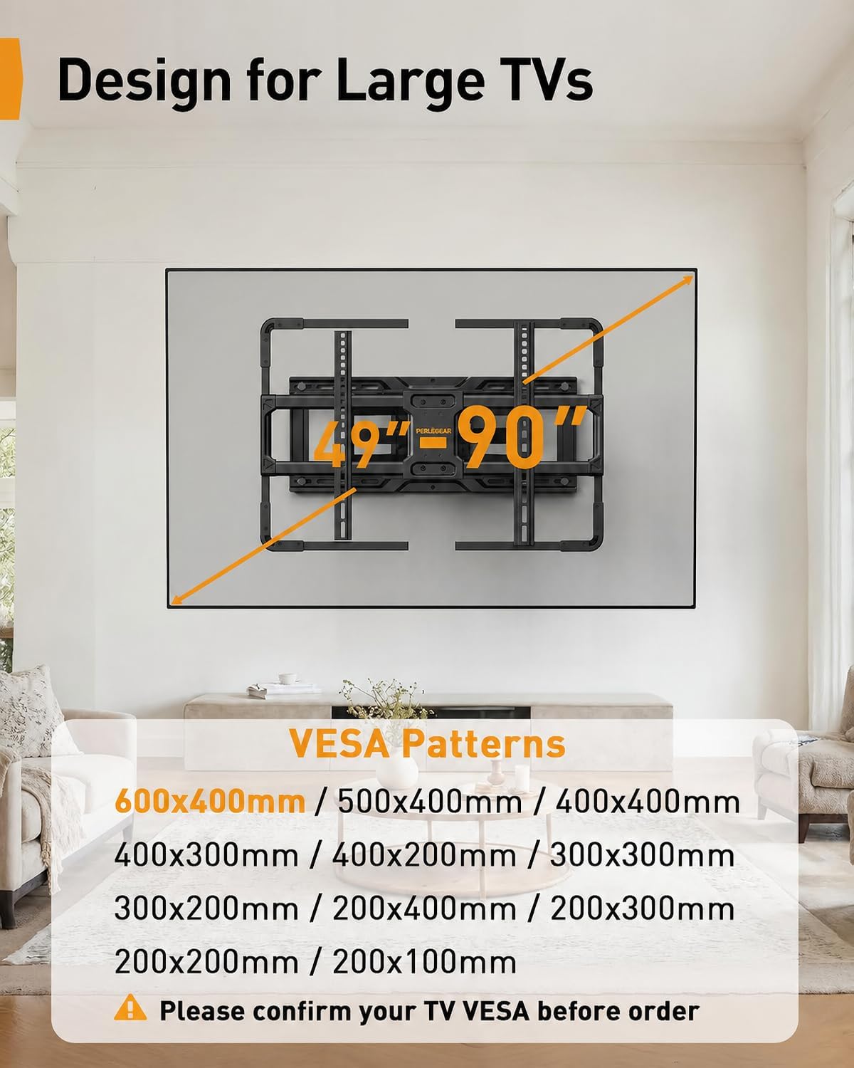 Thumbnail 1 de Perlegear AuraFrame TV Wall Mount